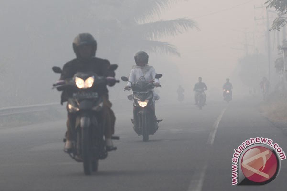 Kabut asap masih selimuti wilayah Aceh Barat