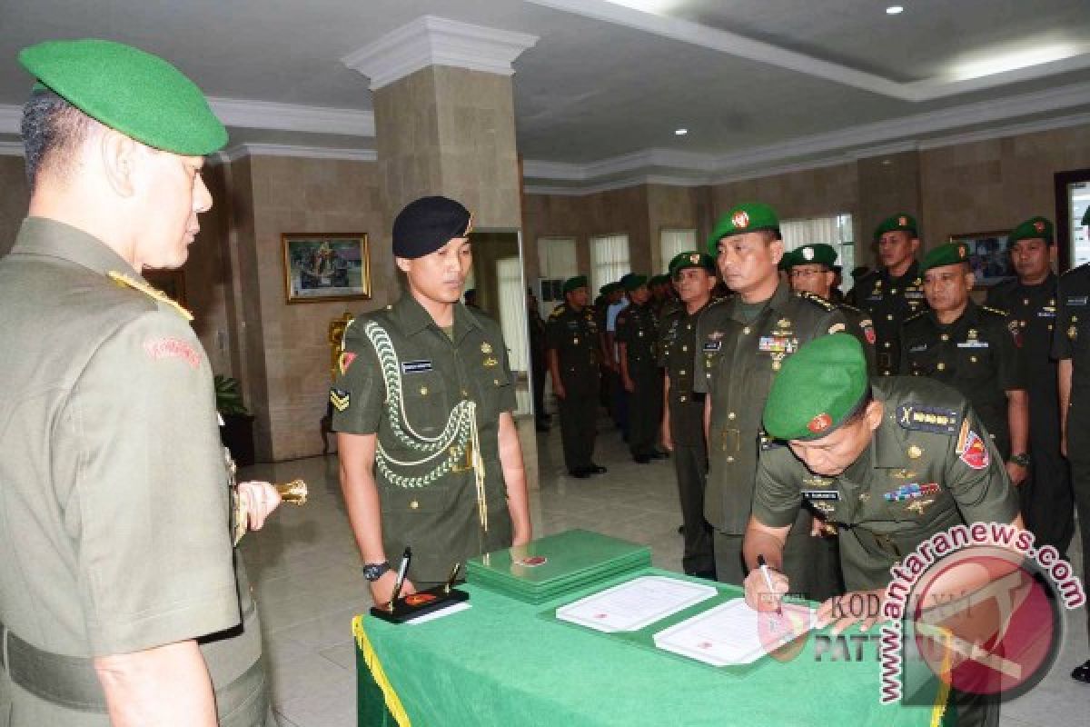 Sejumlah Pejabat Teras Kodam Pattimura Diganti