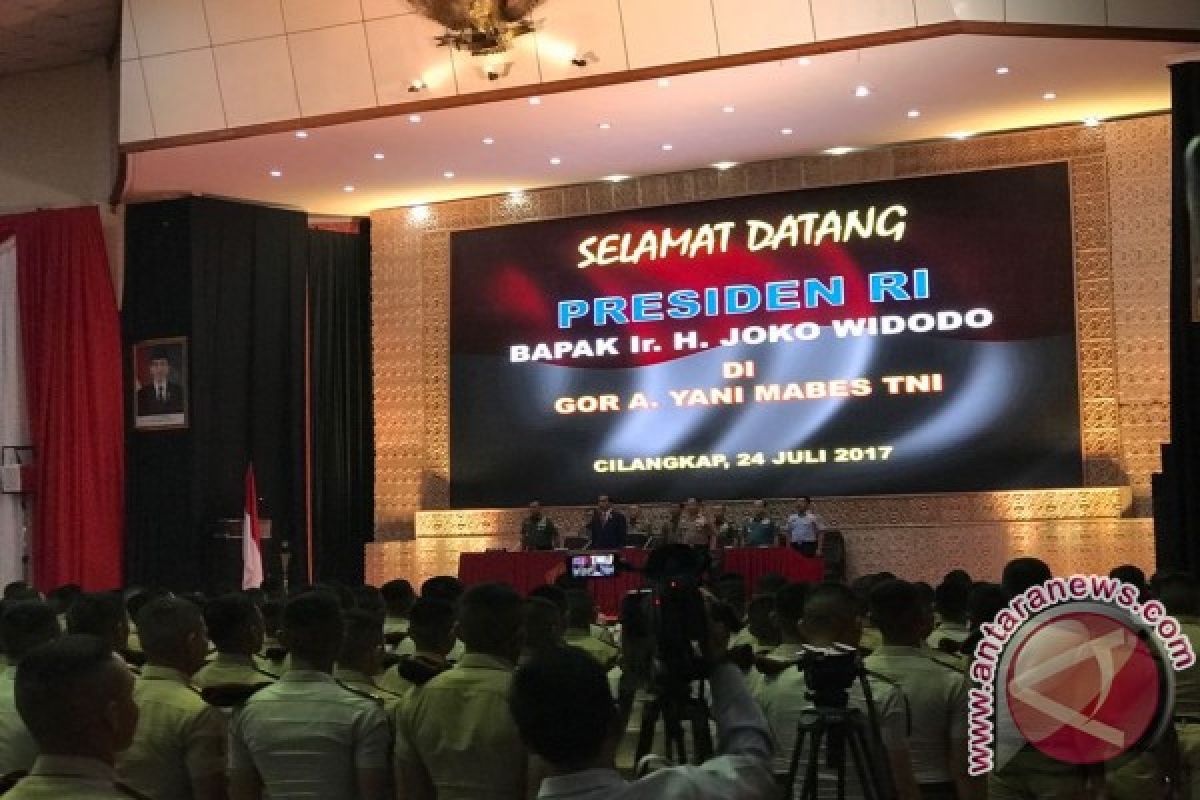 Presiden berikan pembekalan kepada Capaja Akademi TNI/Polri