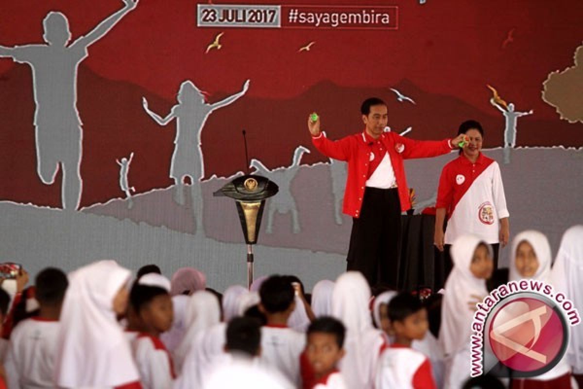 Sulap Jokowi demi anak Indonesia yang gembira