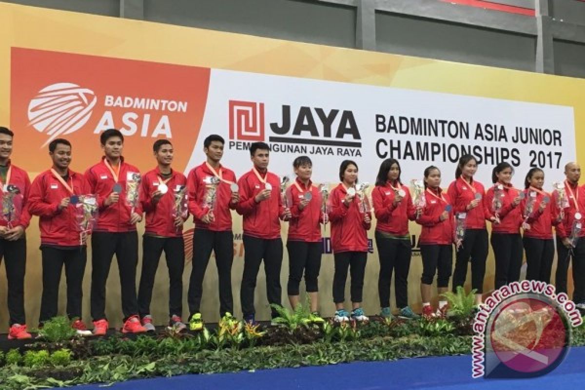 Indonesia peringkat dua dalam kejuaraan bulu tangkis junior Asia