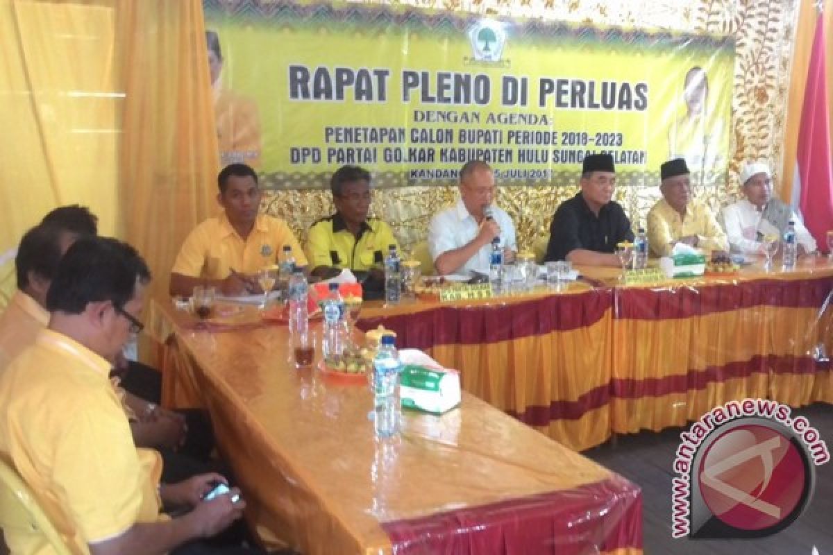 Partai Golkar HSS Usung H Achmad Fikry