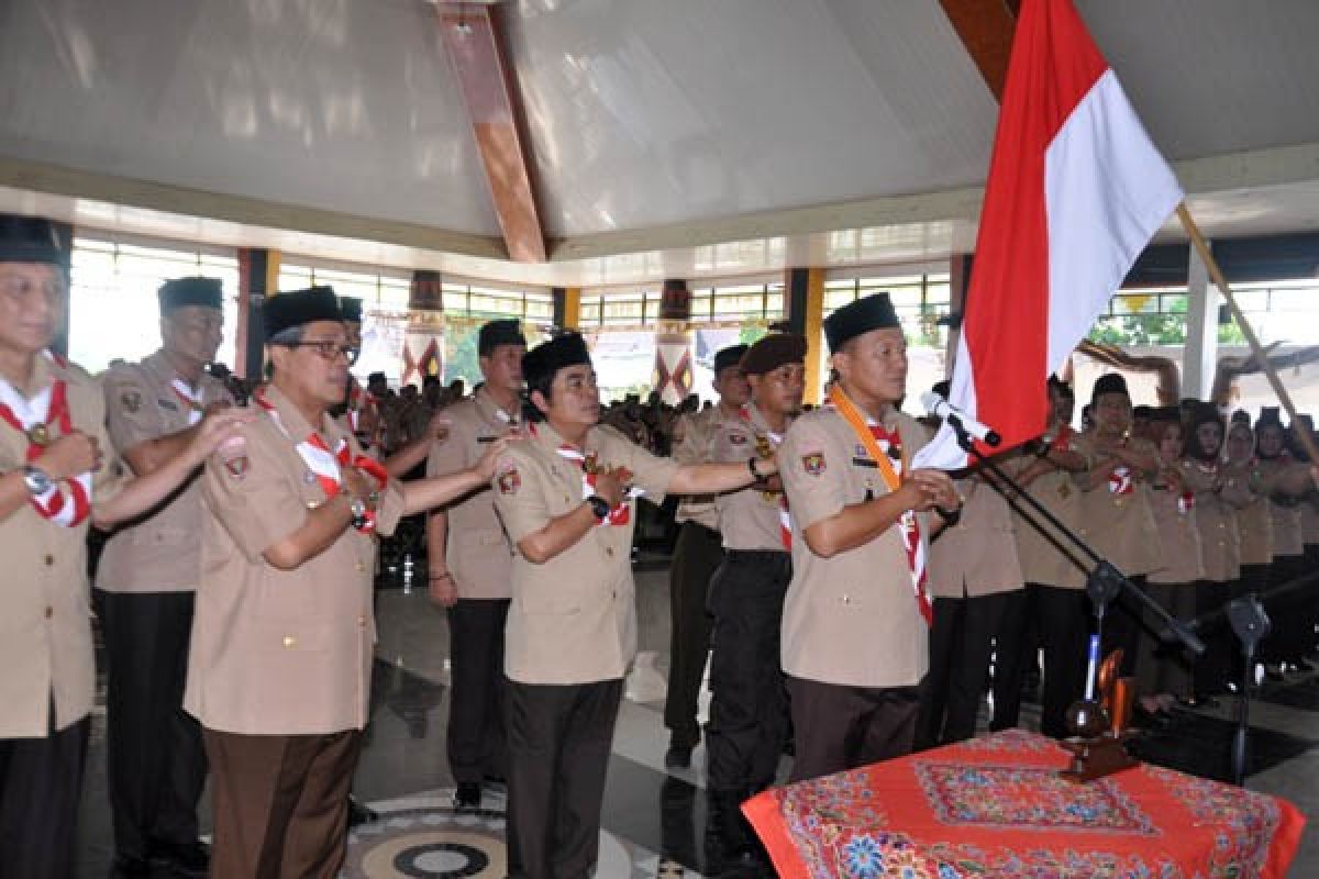 Mustafa Jadikan Pramuka Lampung Tengah Keren-Kece 