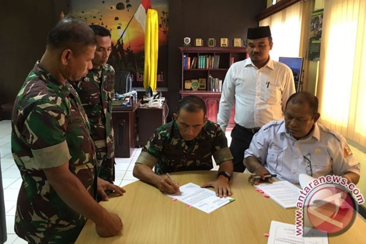 TNI-Nagan Raya kontrak kerja perluasan sawah