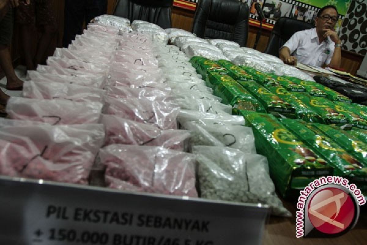 Kepolisian Thailand Sita Narkoba Senilai Rp400 Miliar