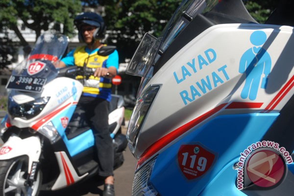 Gubernur Sumsel luncurkan unit reaksi cepat ambulans motor 119