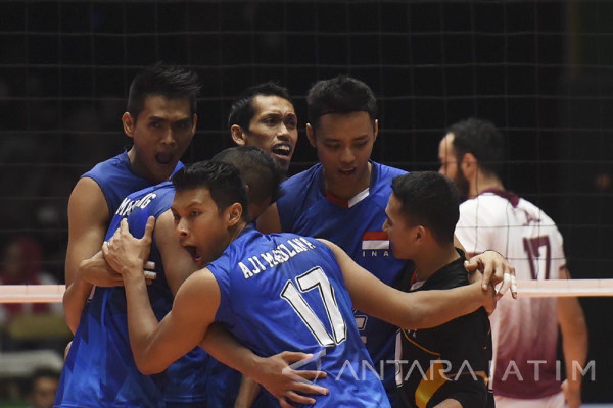 Tim Indonesia Maju Semifinal Kejuaraan Voli Asia 