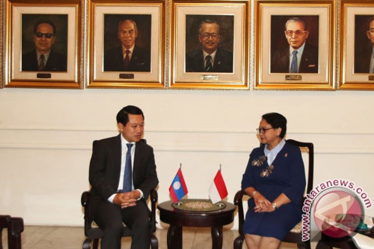 Menlu Indonesia-Laos bertemu bahas berbagai isu bilateral