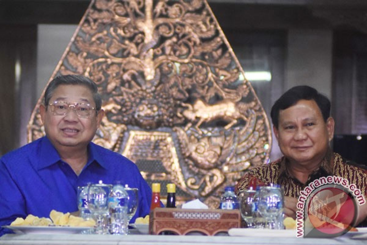 SBY dan Prabowo jelaskan hasil pertemuannya