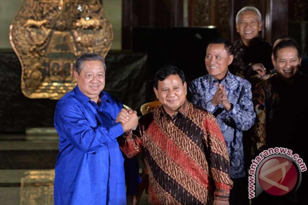 SBY akan bertemu Prabowo di Cikeas malam ini