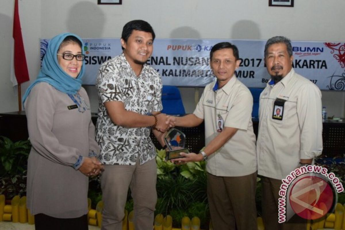 Peserta Program Siswa Mengenal Nusantara Kunjungi Pupuk Kaltim