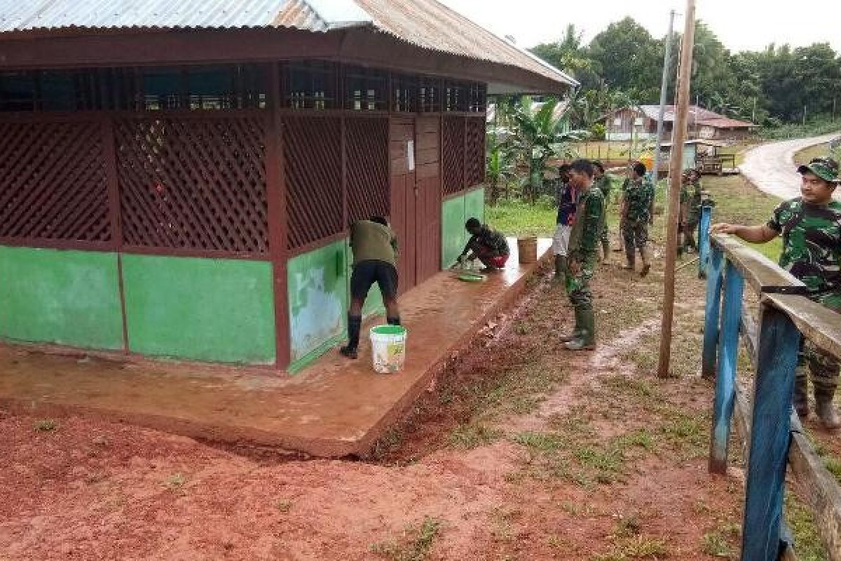 Dua balai kampung hasil TMMD Boven Digoel siap digunakan 