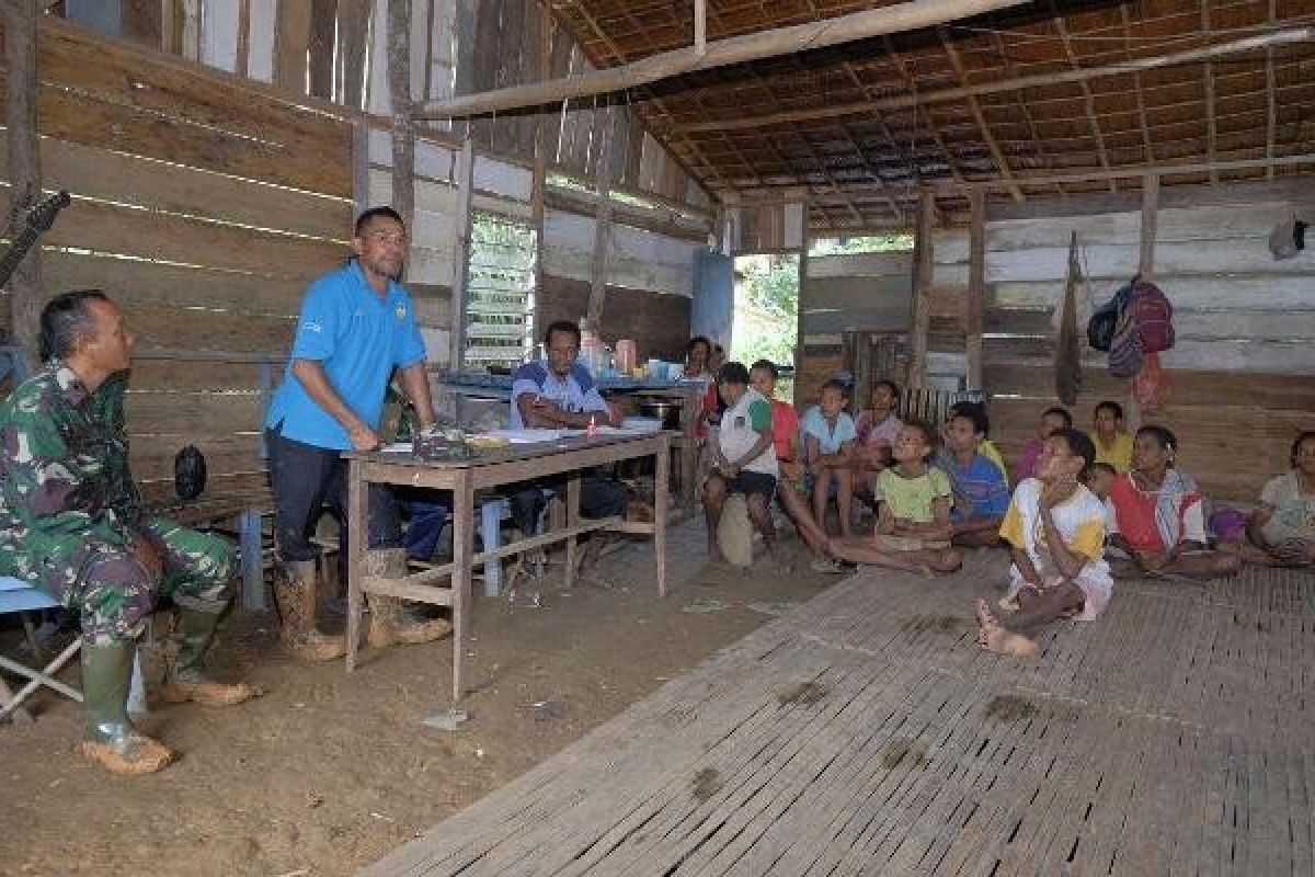 Satgas TMMD motivasi warga Arimop budi daya ikan