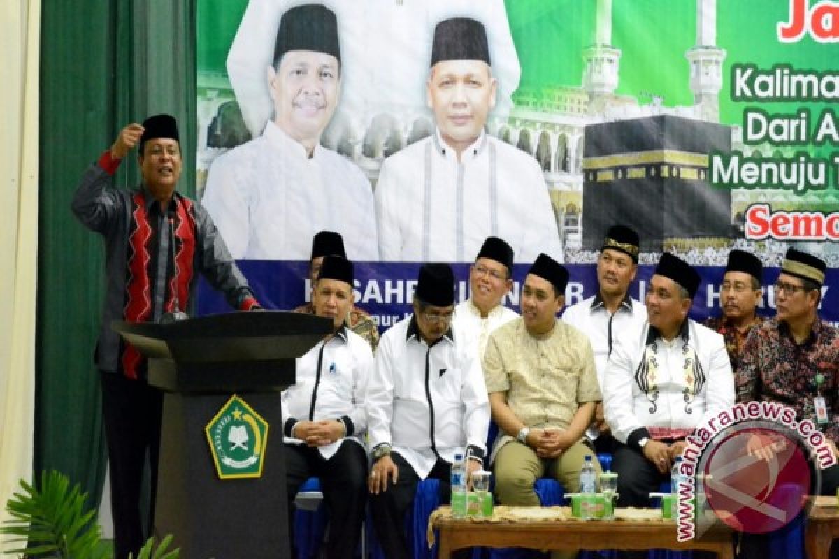 Gubernur Lepas Keberangkatan JCH Kloter 1 Banjarmasin