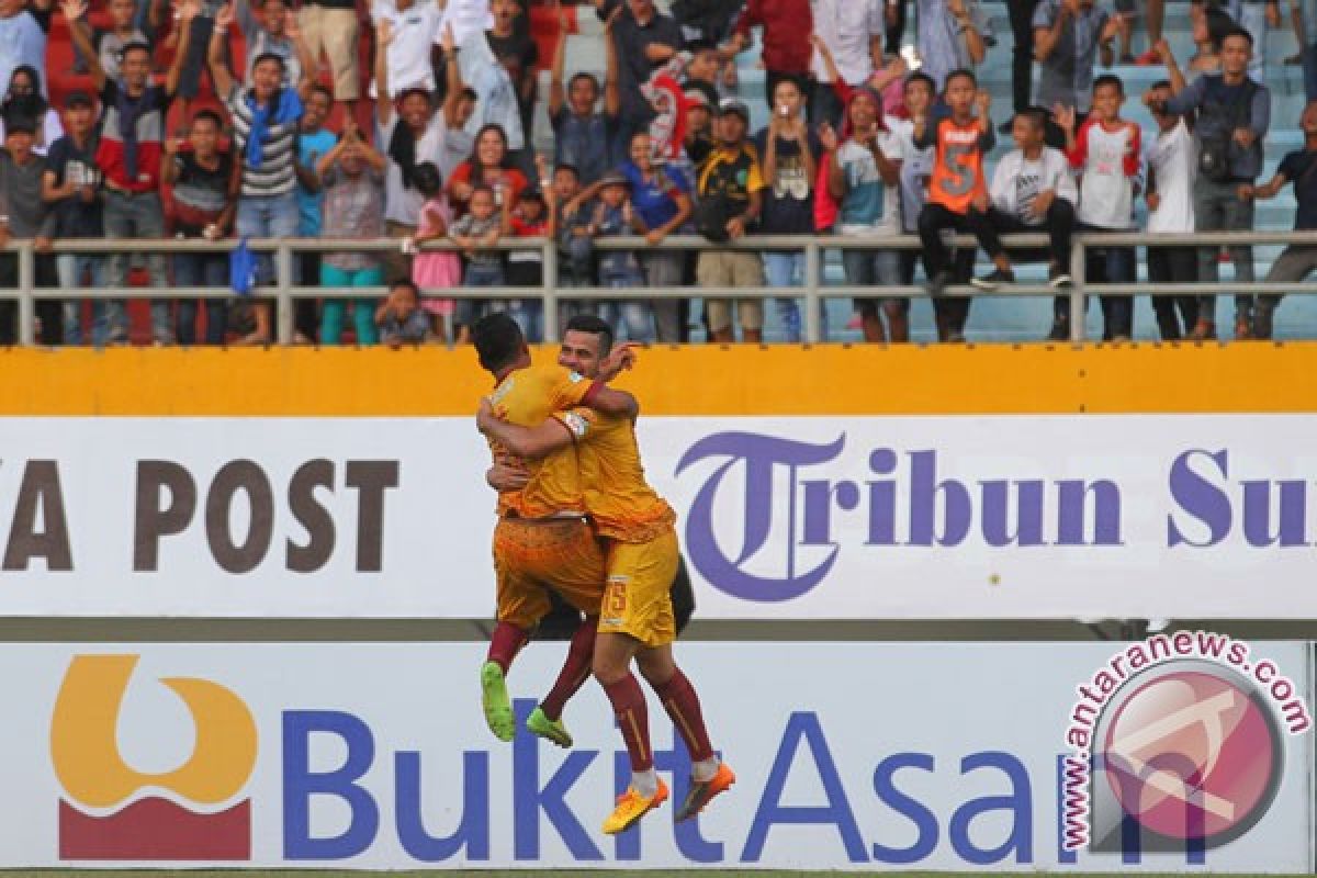 Sriwijaya lawan Persipura 0-1 babak I