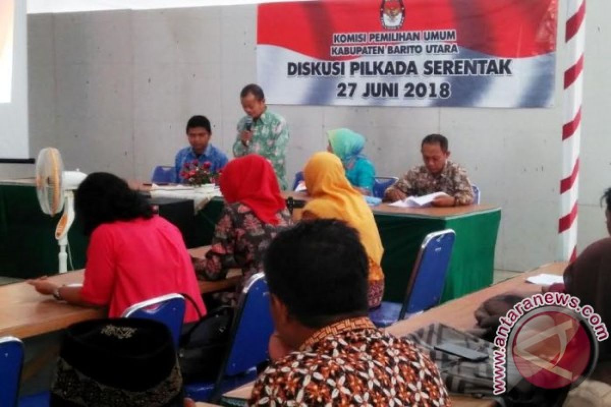 KPU Barito Utara Gelar Diskusi Pilkada 2018