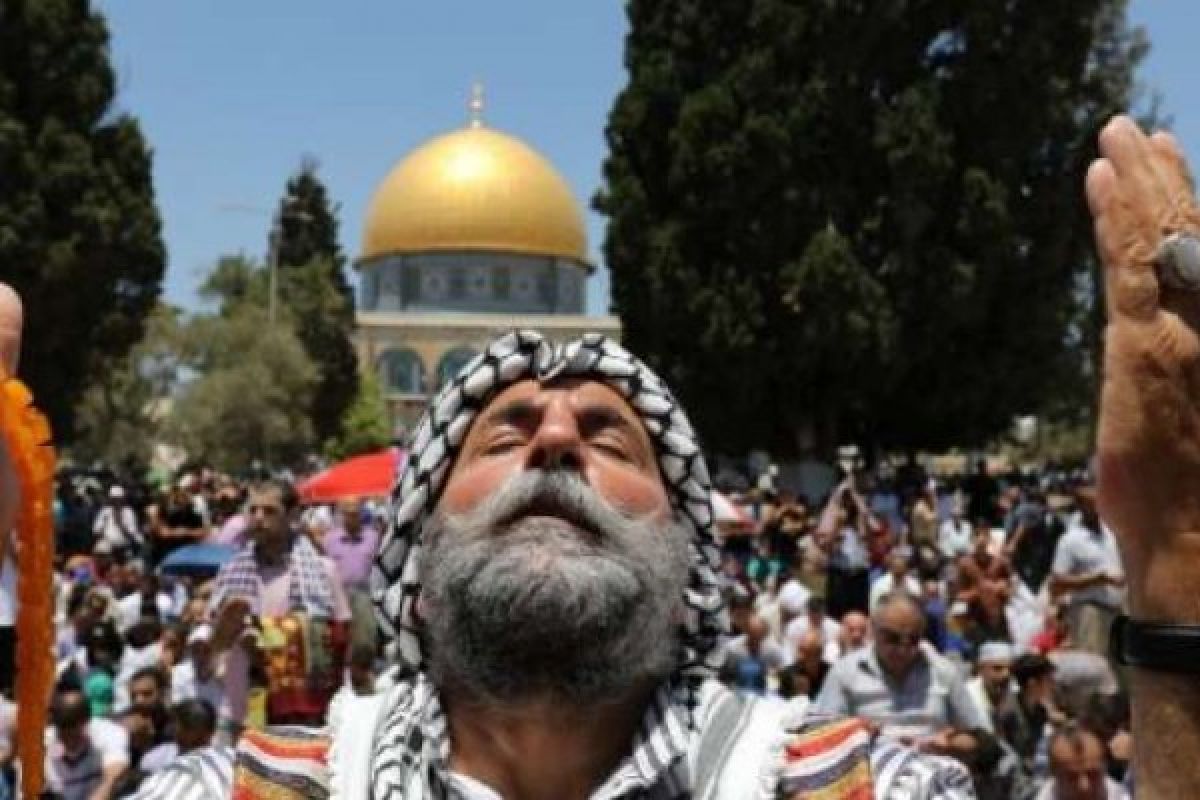 Akhirnya Muslim Palestina Kembali Masuki kompleks Masjid Al Aqsa