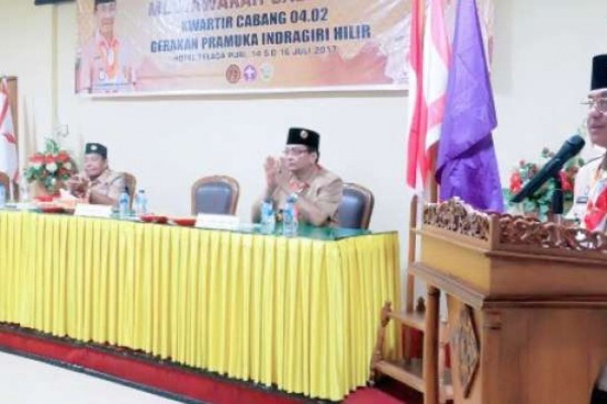 Alokasi Dana Penunjang Kegiatan Pramuka Inhil Mencapai Rp1 Miliar