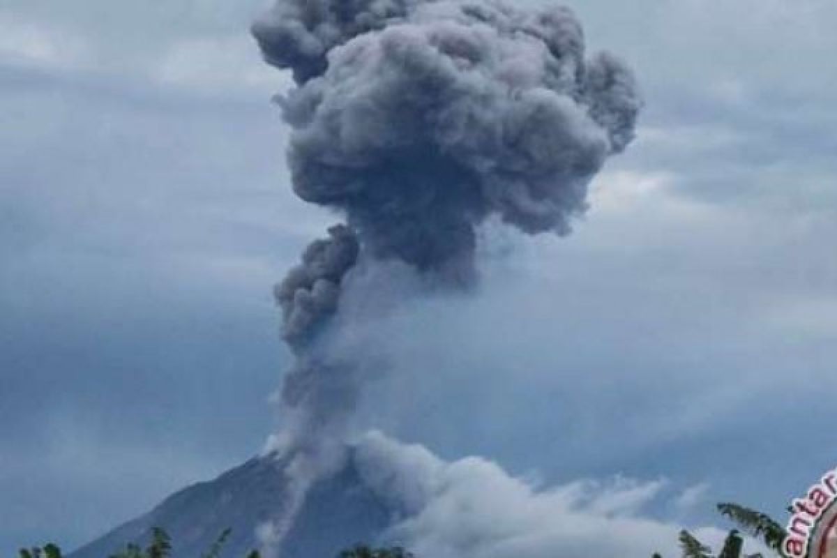 Dalam Dua Hari, Gunung Sinabung Erupsi Hingga Sembilan Kali 