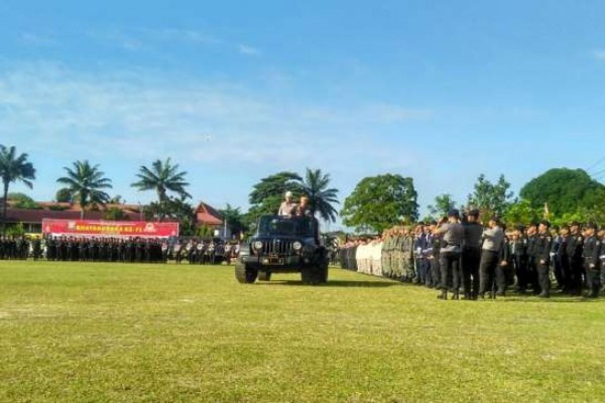 HUT Bhayangkara ke-71, Kapolda Riau: Presiden Minta Polri Tingkatkan Kinerja