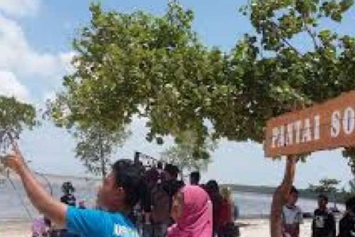 Pantai Solop Alternatif Tempat Liburan Masyarakat Indragiri Hilir