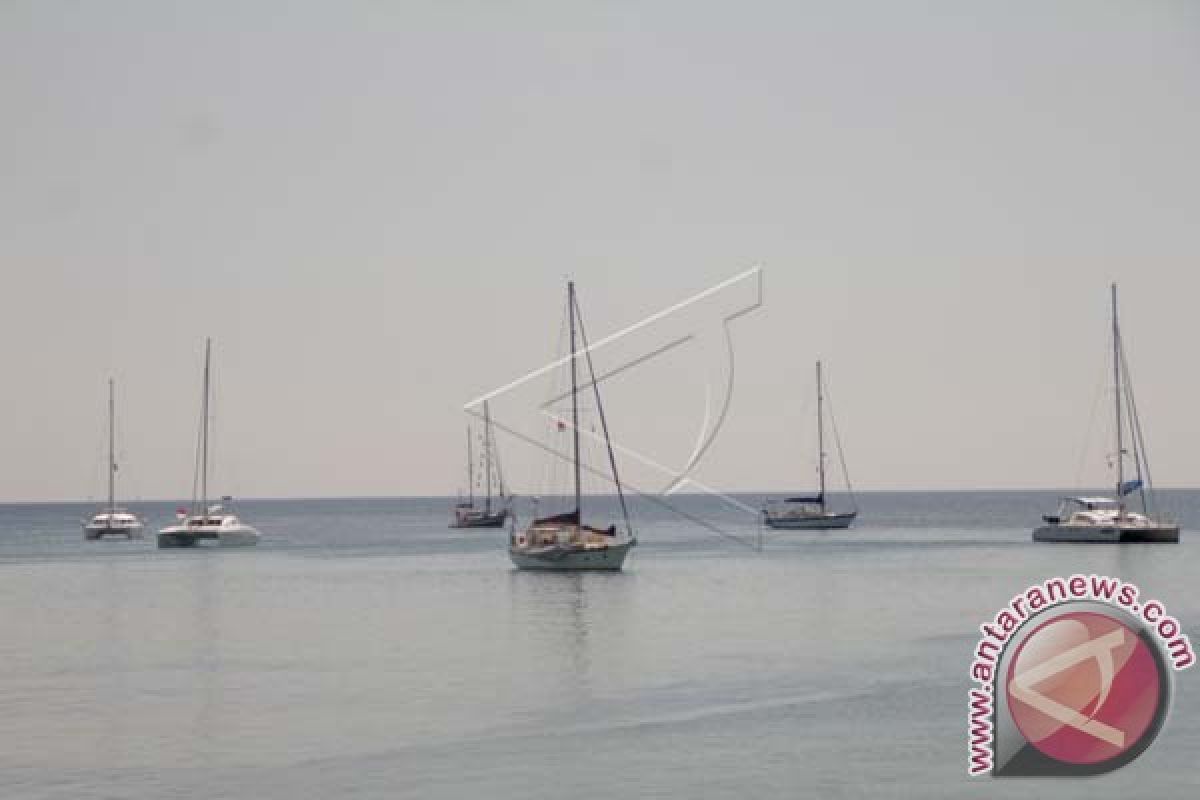 Belasan Yacht Tiba Di Pantai Tedys Kupang