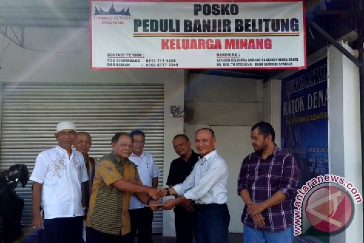 IKMP Salurkan Bantuan Untuk Korban Banjir di Belitung
