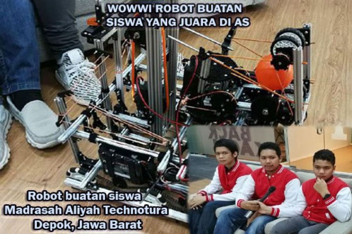 Wowwi Robot Buatan Siswa yang Juara di AS