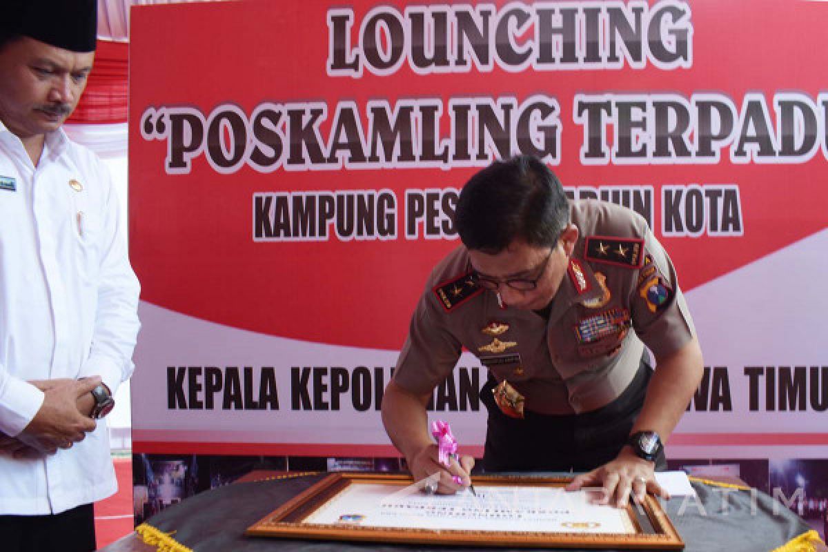 Bentuk Siskamling Terpadu, Polresta Madiun Gandeng Pesilat