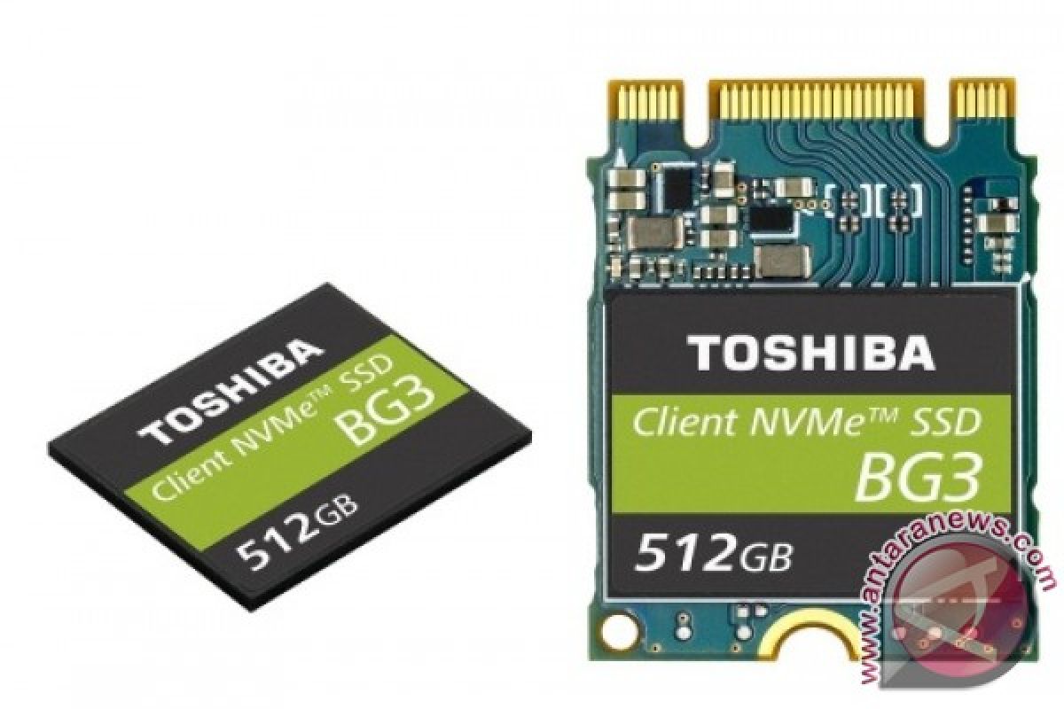 Toshiba Memory Corporation unveils single package NVMeTM client SSD utilizing 64-layer, 3D flash memory