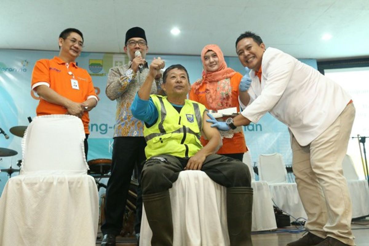 2.200 petugas kebersihan Bandung divaksinasi Hepatitis B