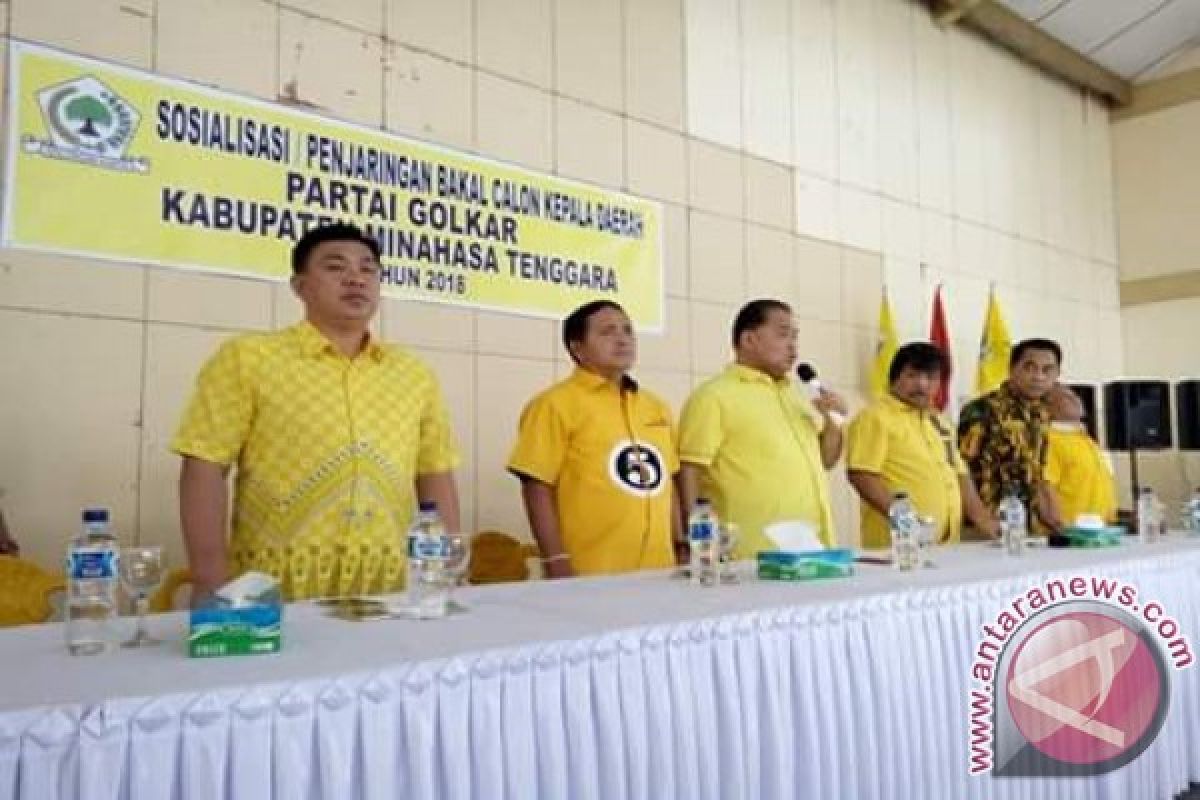 Golkar Jaring Empat Nama Bakal Cabup Minahasa Tenggara