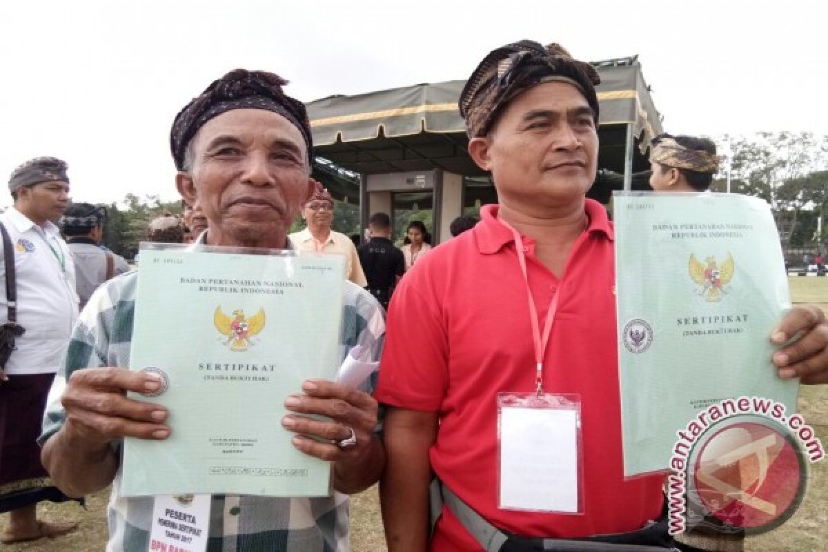 Tahun 2019, BPN Target Seluruh Tanah di Bali Bersertifikat