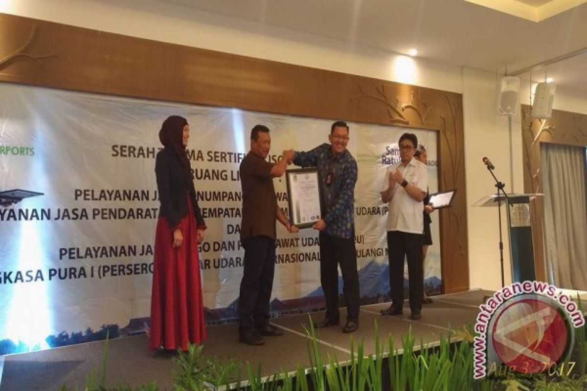 Bandara Samrat Raih Sertifikat ISO-9001:2015