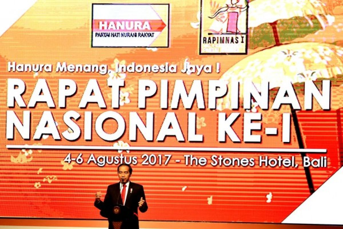 Hanura confirms support for reelection of  Jokowi in 2019