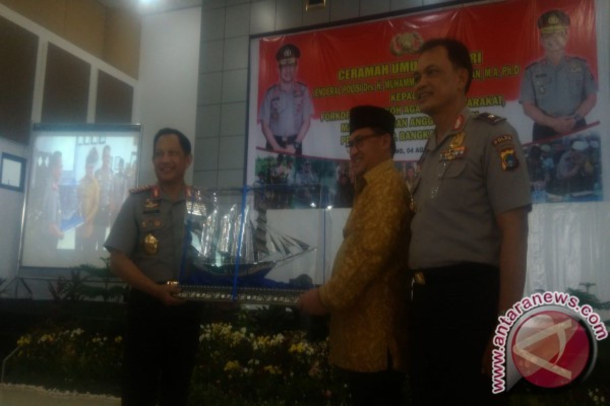 Kapolri Berikan Ceramah Umum Kepada Masyarakat Bangka Belitung