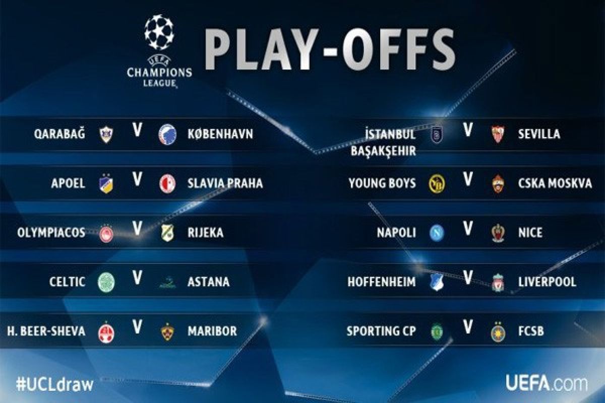 Ini Hasil Undian Playoff Liga Champions