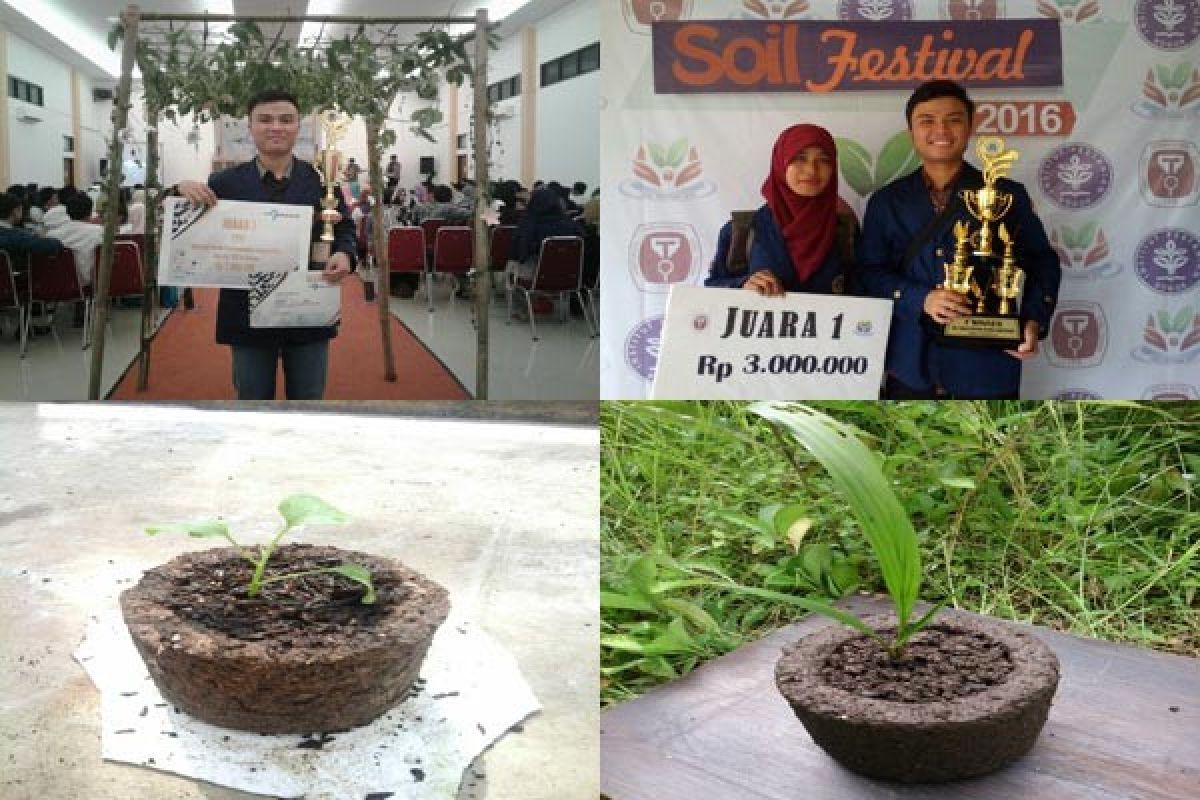 N-Pot, Pot Karya Mahasiswa IPB Dari Limbah Kelapa Sawit