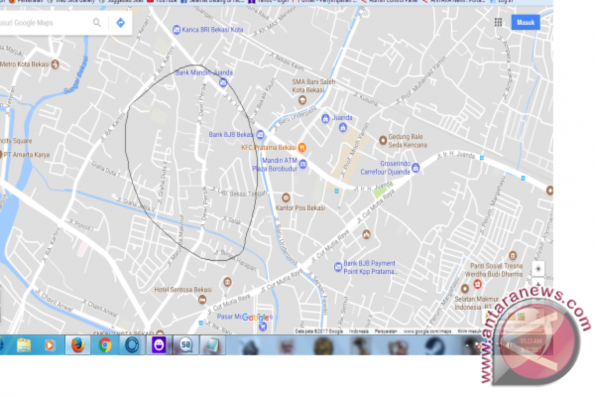 Google pulihkan penamaan jalan Dewi Sartika Bekasi