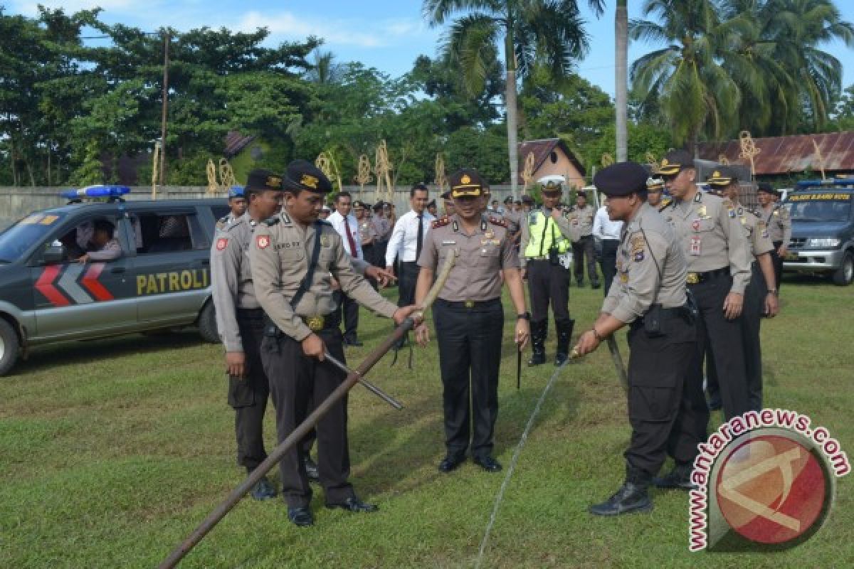 Banjarbaru police alet on forest and land fire
