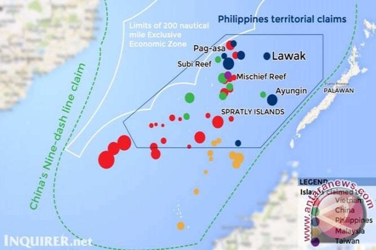 Malaysia menolak klaim peta baru Laut China Selatan dikeluarkan China