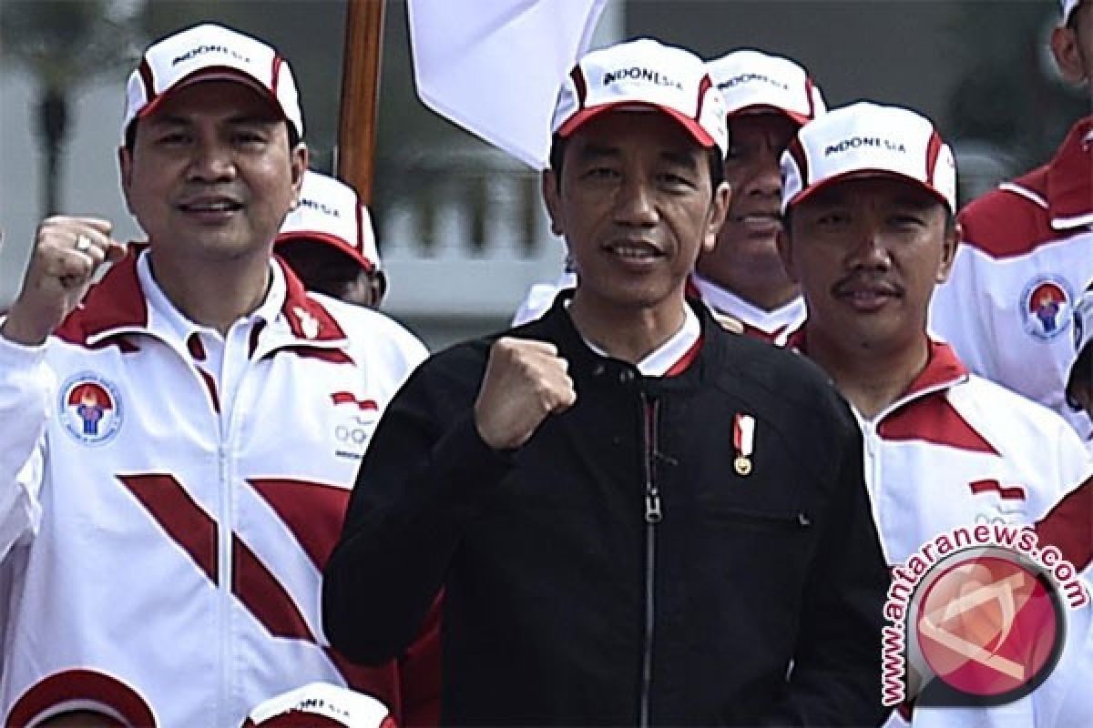 Presiden Jokowi Lepas Kontingen Sea Games Indonesia