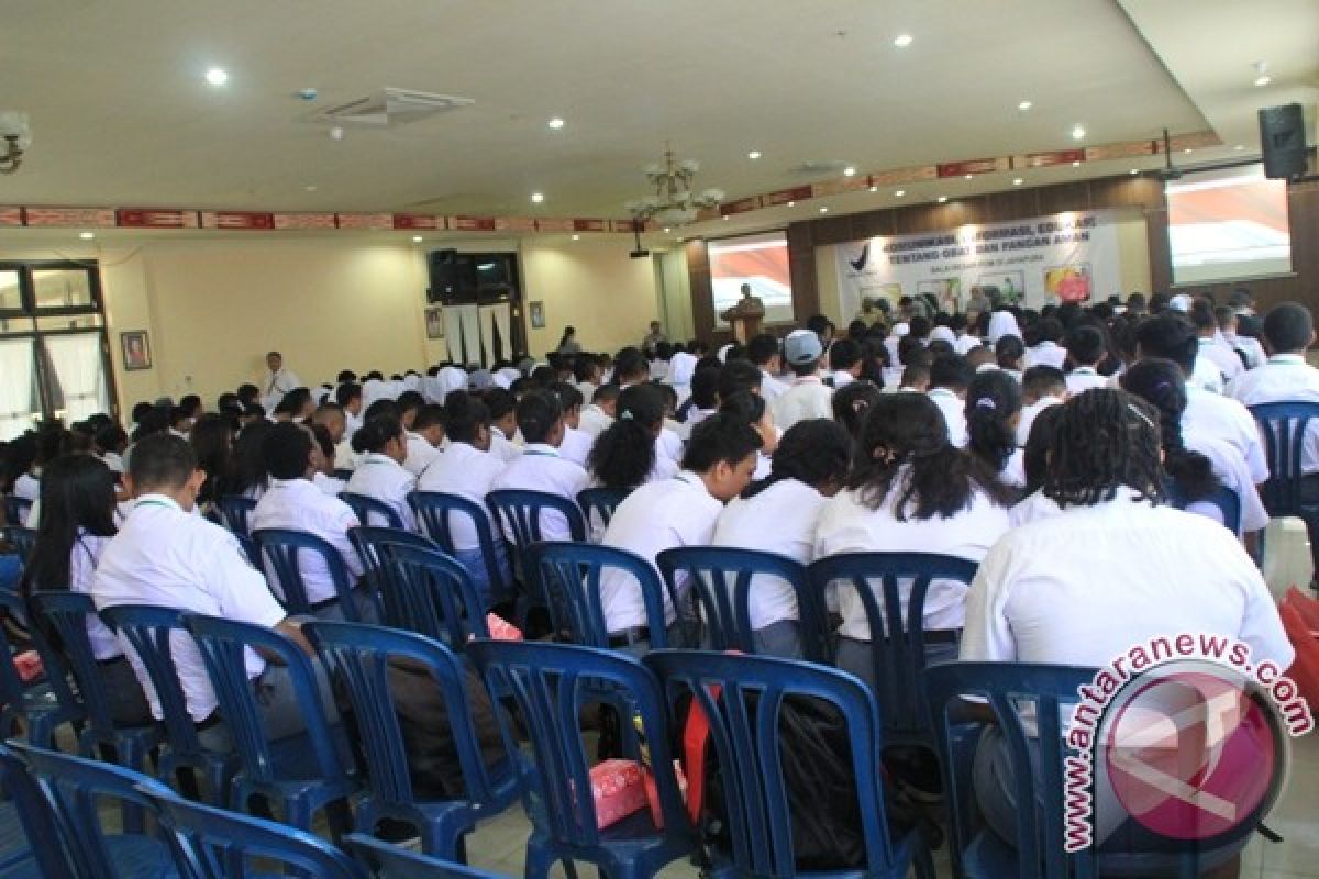 Ratusan siswa Jayapura ikut sosialisasi empat pilar kebangsaan 