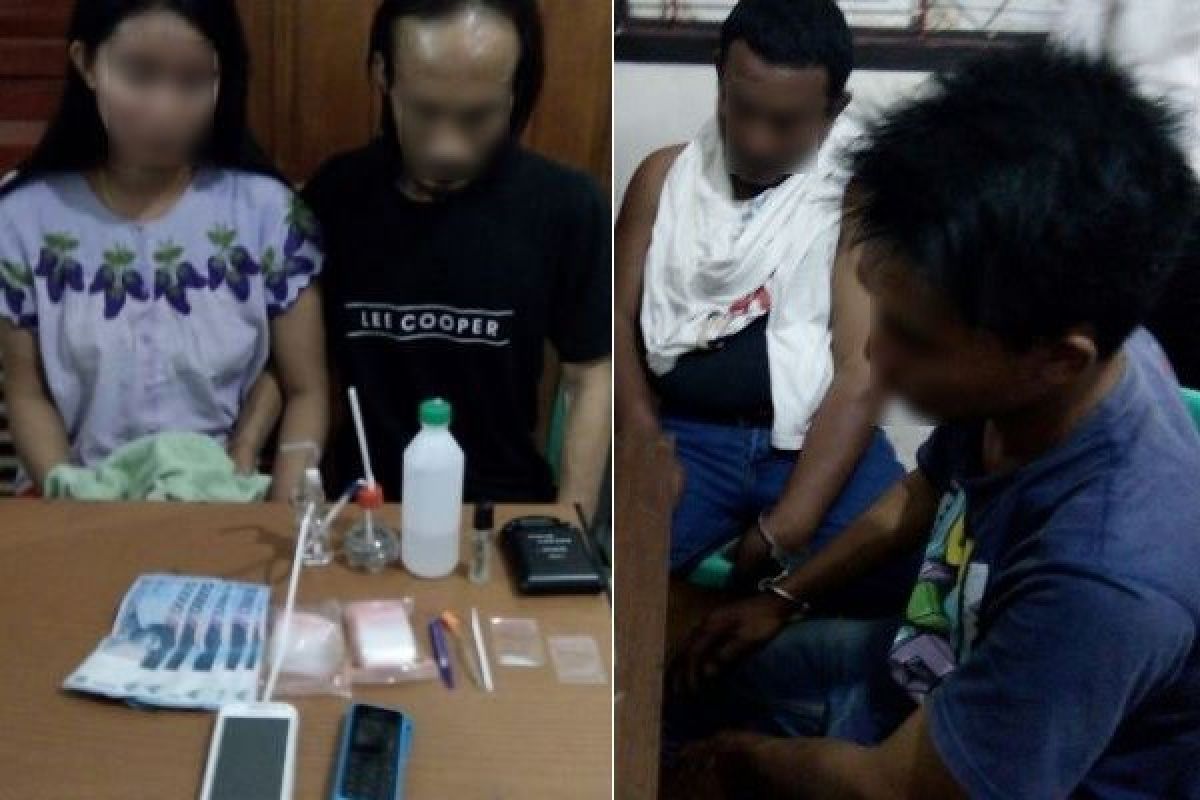 Empat Pengedar Sabu-sabu Ditangkap Polisi Barut