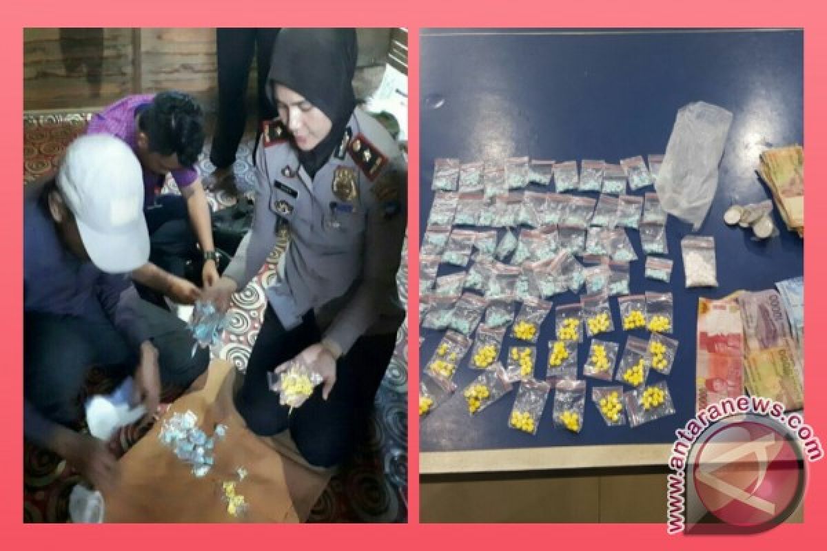 Polsek KPL Amankan Tiga Pengedar Obat Terlarang