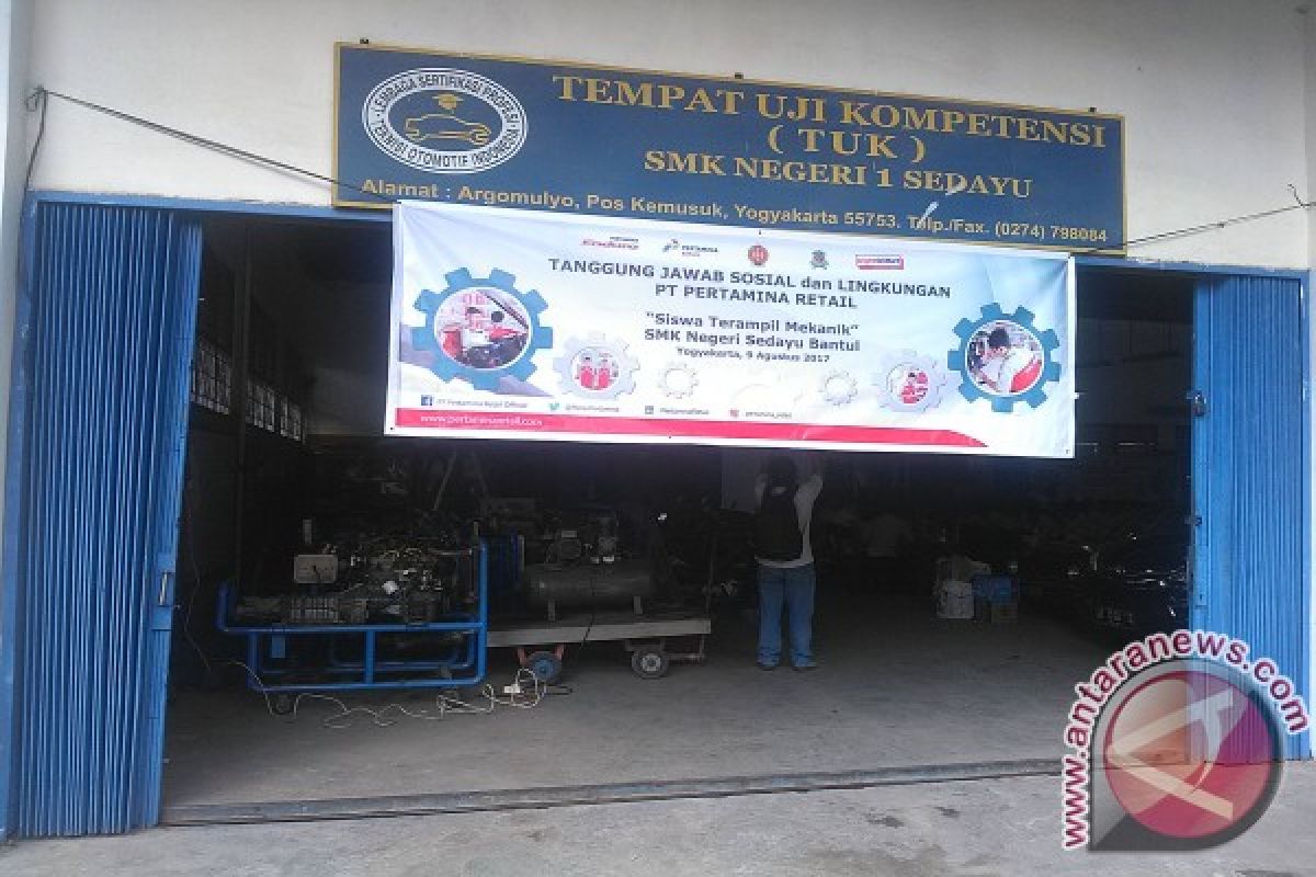 Pertamina bekali keterampilan otomotif siswa SMK Sedayu 