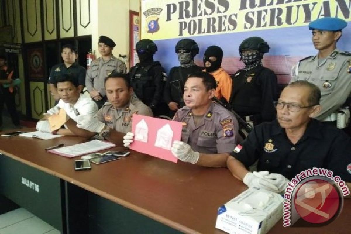 Polres Seruyan Tangkap Warga Kotim Bawa Sabu