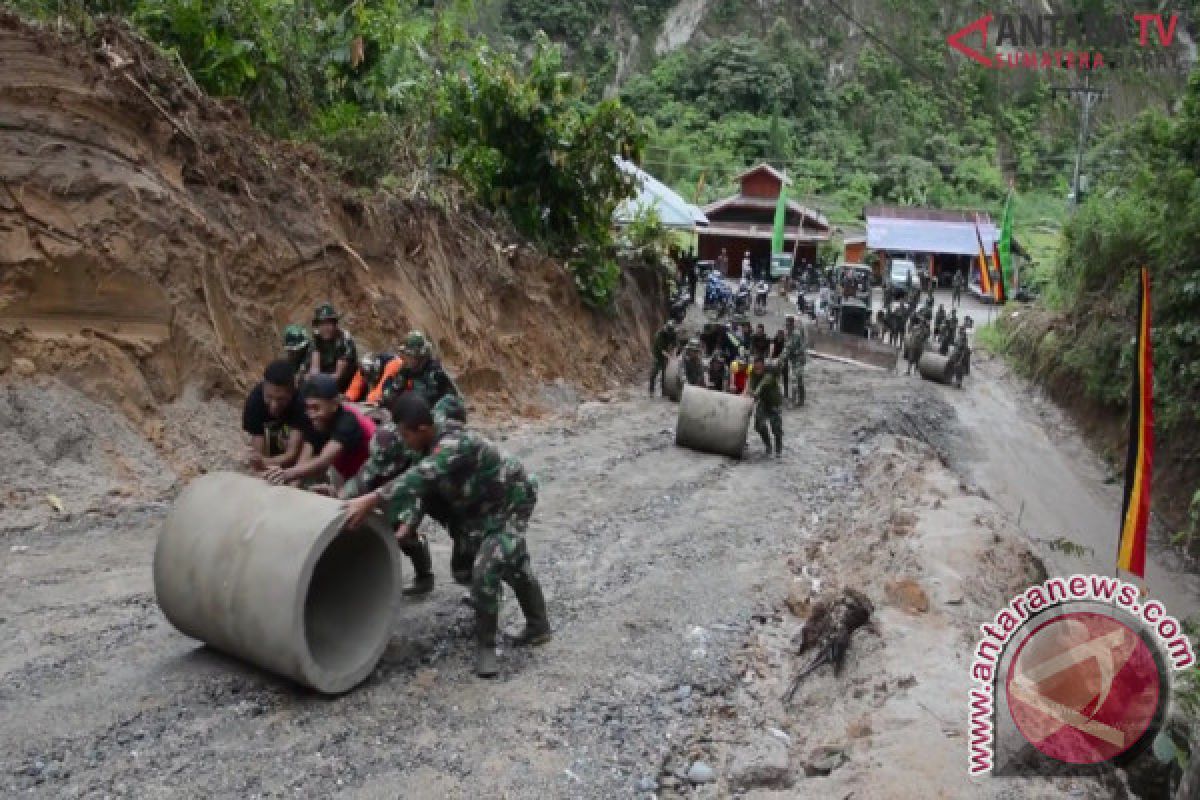 167 kilometer jalan baru akan dibuka di Mentawai, TMMD turut andil