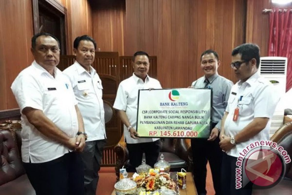 Pemkab Lamandau Terima Rp145 Juta dari Bank Kalteng untuk PESPARAWI