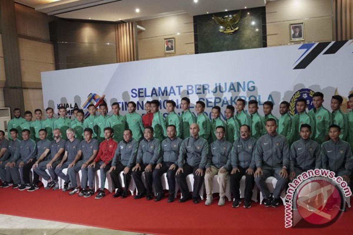 SEA Games 2017 -- Timnas U-22 bertolak ke Kuala Lumpur Sabtu